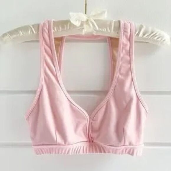 Niyama Sol Eclipse Medium Support Sports Bras In Coral, Slate Blue, Ballet Pink - Picture 8 of 16